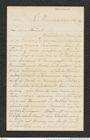 Nachlass Franz Steindachner, Brief von W. Fisher an Franz Steindachner (12.04.1879), Inv.Nr. 133.08, Seite 1